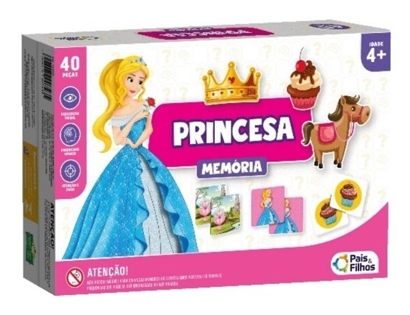 JOGO MEMORIA PRINCESAS